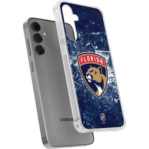 NHL Florida Panthers Frozen Galaxy S24 Plus Clear Case